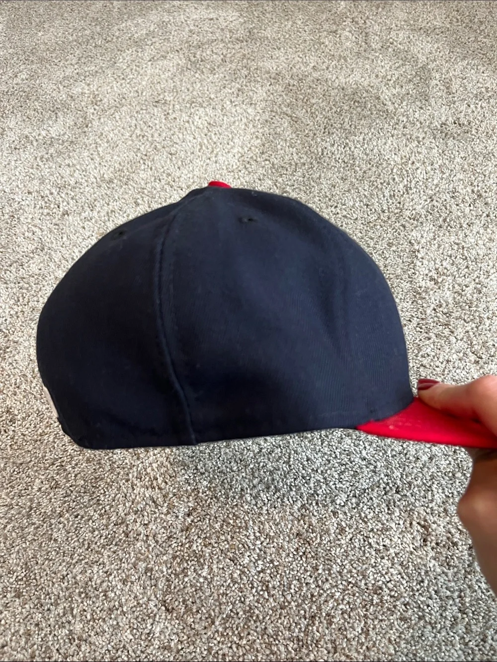 New Era Navy and Red Cardinal Logo Snapback